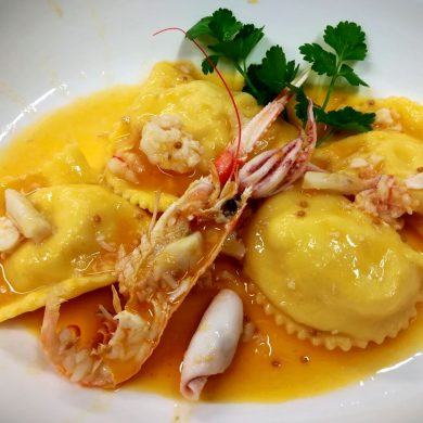 Ravioli Di Pesce Ristorante Chalet Lido Nordest Ristorante Di Pesce Pizzeria Spiaggia Mare Grottammare San Benedetto Del Tronto Ascoli Piceno Marche 1