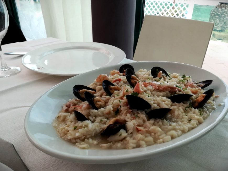 Risotto Alla Marinara Ristorante Chalet Lido Nordest Ristorante Di Pesce Pizzeria Spiaggia Mare Grottammare San Benedetto Del Tronto Ascoli Piceno Marche 2